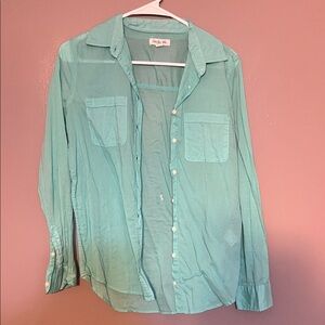Aeropostale Sky Blue Cotton Shirt